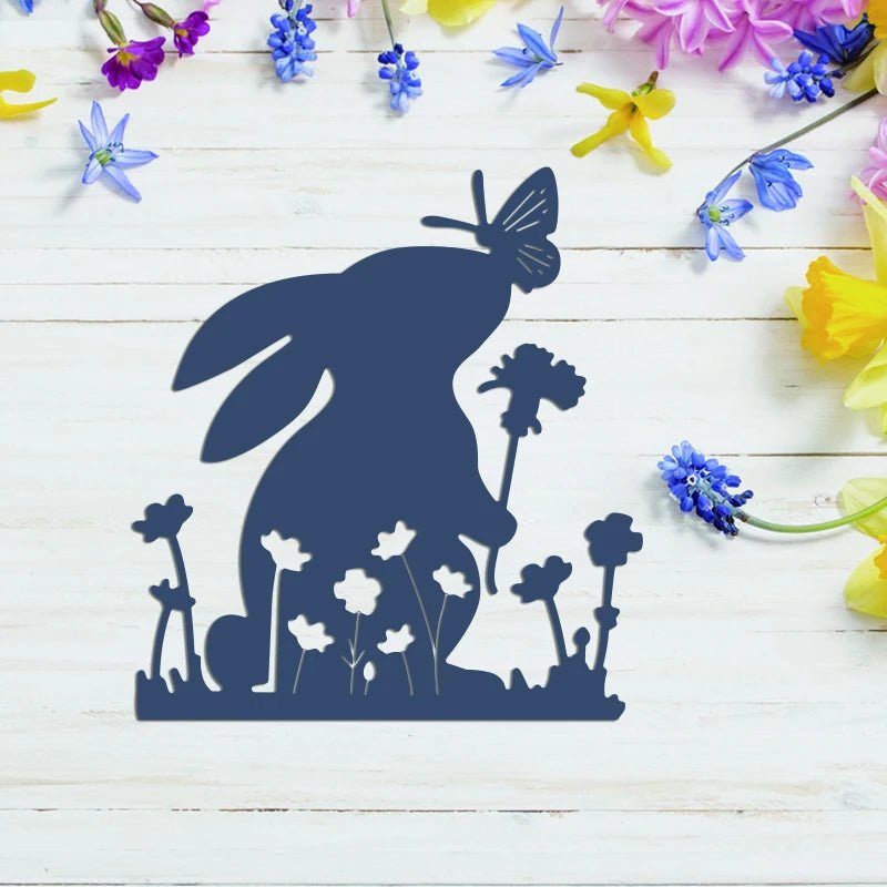 Easter Rabbit Butterfly Dies - Easter - Scribble Snacks
