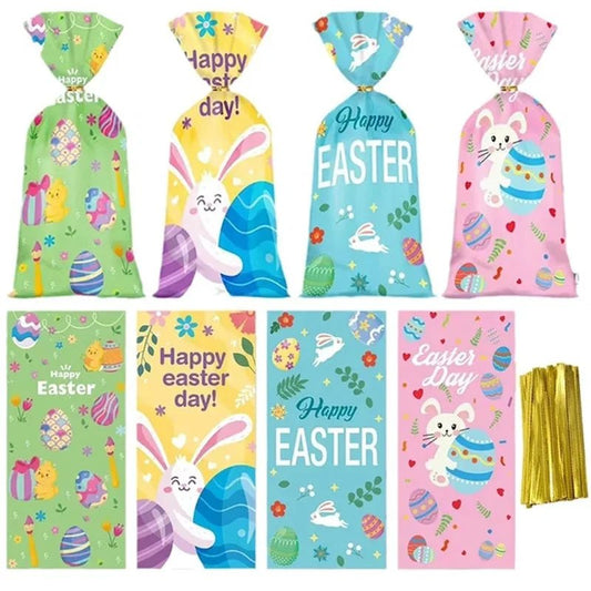 Easter Rabbit Candy Bags - Easter - Scribble Snacks