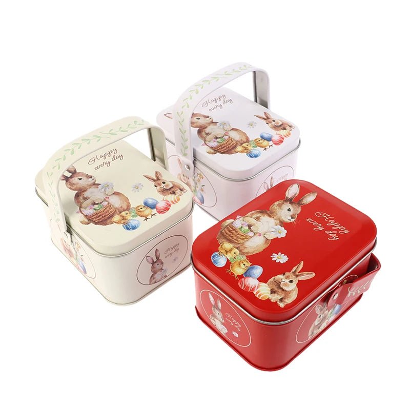 Easter Rabbit Candy Tin Box - Easter - Scribble Snacks