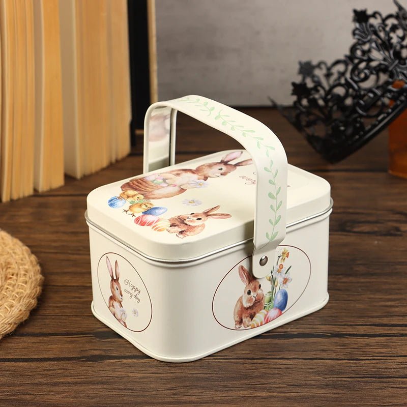 Easter Rabbit Candy Tin Box - Easter - Scribble Snacks