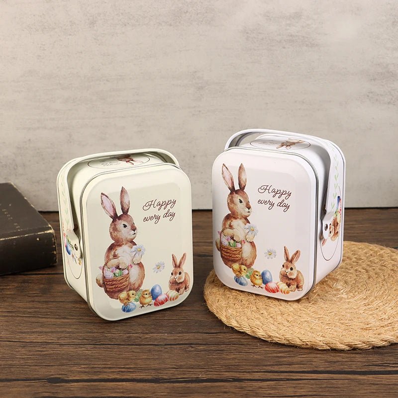 Easter Rabbit Candy Tin Box - Easter - Scribble Snacks
