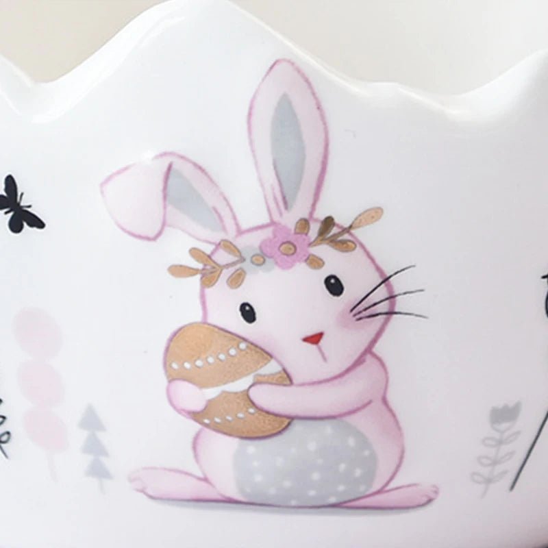 Easter Rabbit Ceramic Snack Basket - Easter - Scribble Snacks