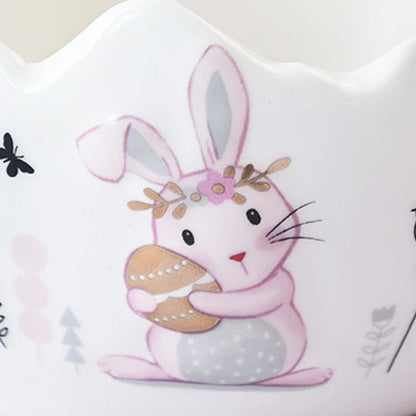 Easter Rabbit Ceramic Snack Basket - Easter - Scribble Snacks