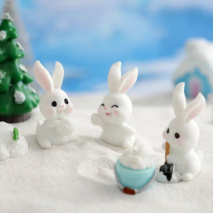 Easter Rabbit Garden Miniatures Set - Easter - Scribble Snacks