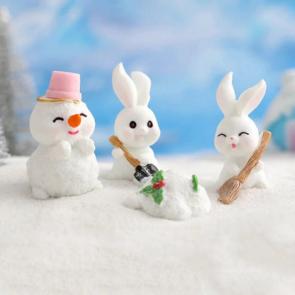 Easter Rabbit Garden Miniatures Set - Easter - Scribble Snacks