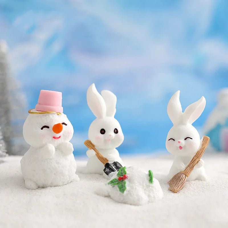 Easter Rabbit Garden Miniatures Set - Easter - Scribble Snacks