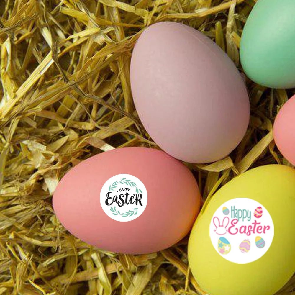 Easter Rabbit Gift Stickers - Easter - Scribble Snacks