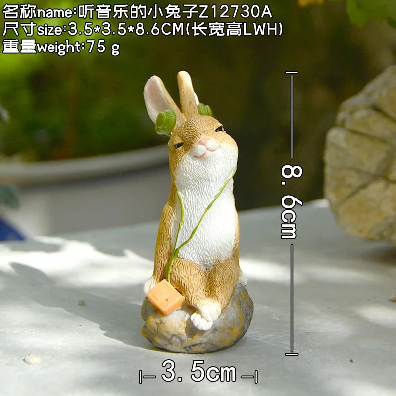 Easter Rabbit Miniature Decorations - Easter - Scribble Snacks