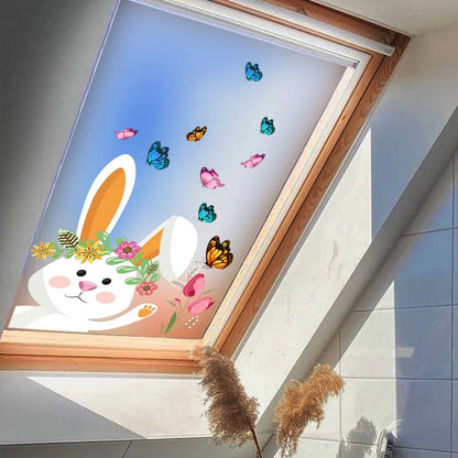 Easter Rabbit Window Stickers - Easter - Scribble Snacks