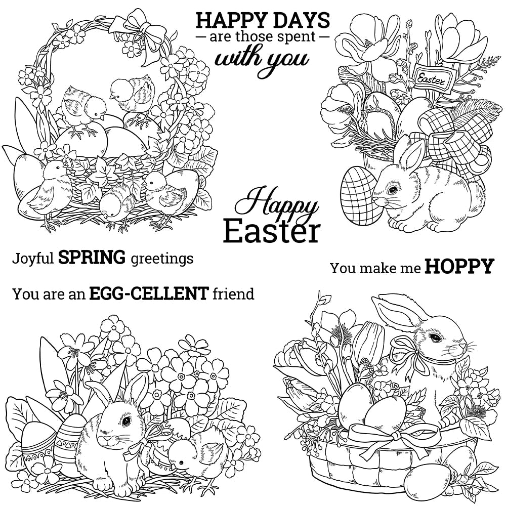 Easter Rabbits Crafting Set - Easter - Scribble Snacks