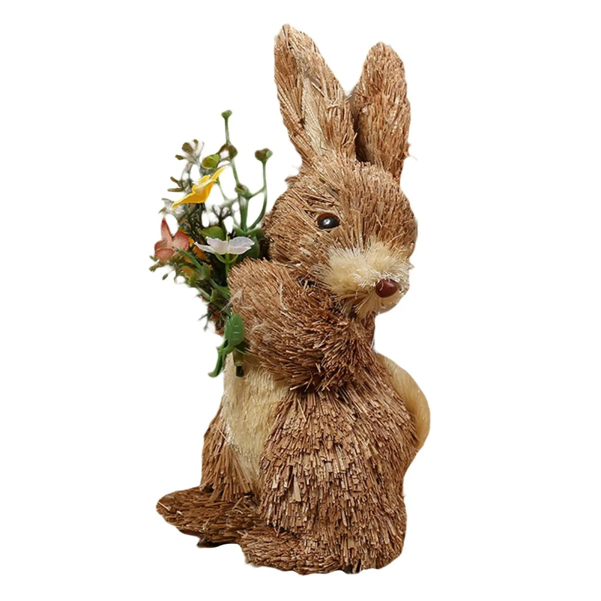Easter Straw Bunny Decor - Easter - Scribble Snacks