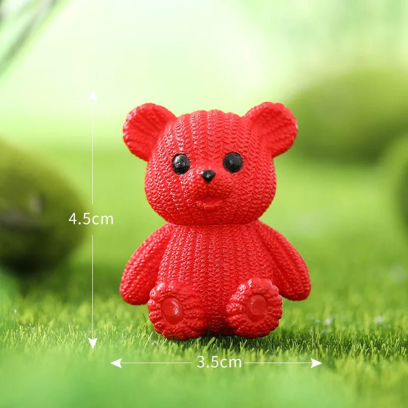 Easter Teddy Garden Figurines - Easter - Scribble Snacks