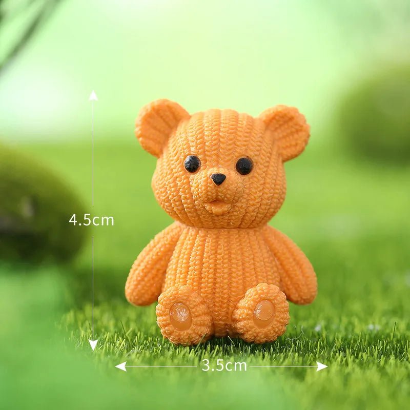 Easter Teddy Garden Figurines - Easter - Scribble Snacks