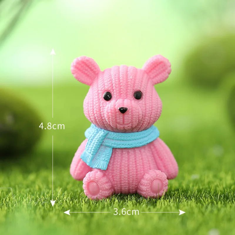 Easter Teddy Garden Figurines - Easter - Scribble Snacks