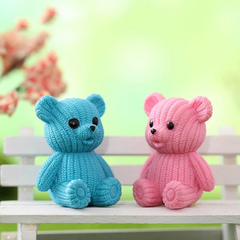 Easter Teddy Garden Figurines - Easter - Scribble Snacks