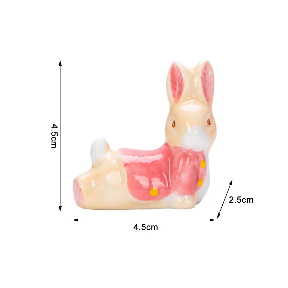 Easter White Rabbit Figurines - Easter - Scribble Snacks