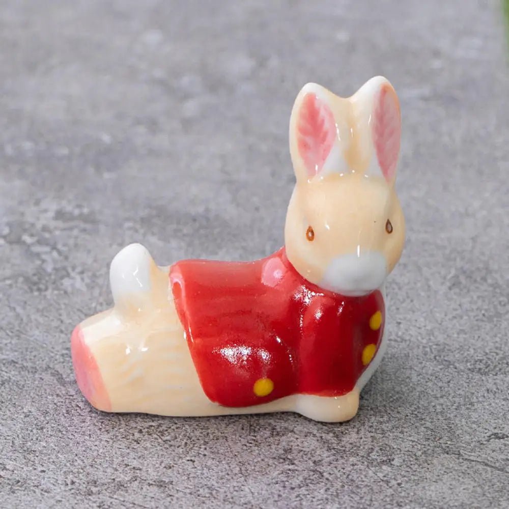 Easter White Rabbit Figurines - Easter - Scribble Snacks