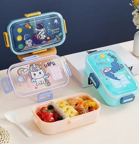 Eco-Friendly Cartoon Bento Lunch Box - Lunch Box - Scribble Snacks