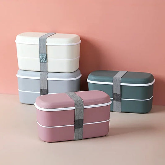 Eco-Friendly Double Layer Lunchbox - Lunch Box - Scribble Snacks