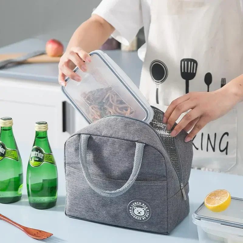 Eco-Friendly Insulated Bento Lunch Bag - Lunch Box - Scribble Snacks