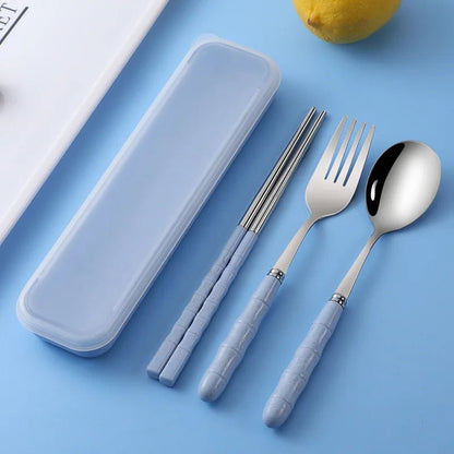 Eco-Friendly Stainless Steel Cutlery Set - Cutlery Set - Scribble Snacks