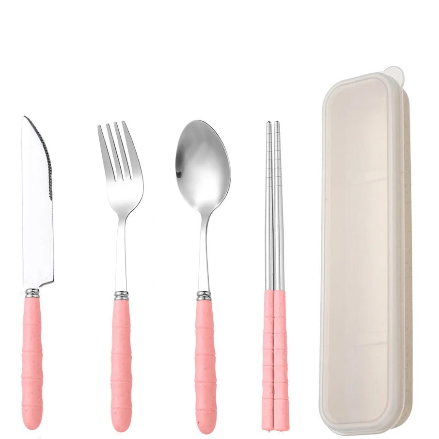 Eco-Friendly Stainless Steel Cutlery Set - Cutlery Set - Scribble Snacks