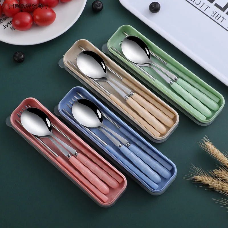Eco-Friendly Stainless Steel Cutlery Set - Cutlery Set - Scribble Snacks