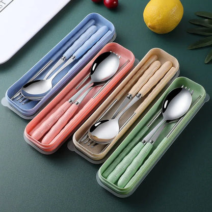 Eco-Friendly Stainless Steel Cutlery Set - Cutlery Set - Scribble Snacks