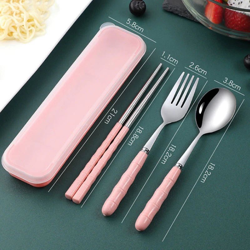 Eco-Friendly Stainless Steel Cutlery Set - Cutlery Set - Scribble Snacks