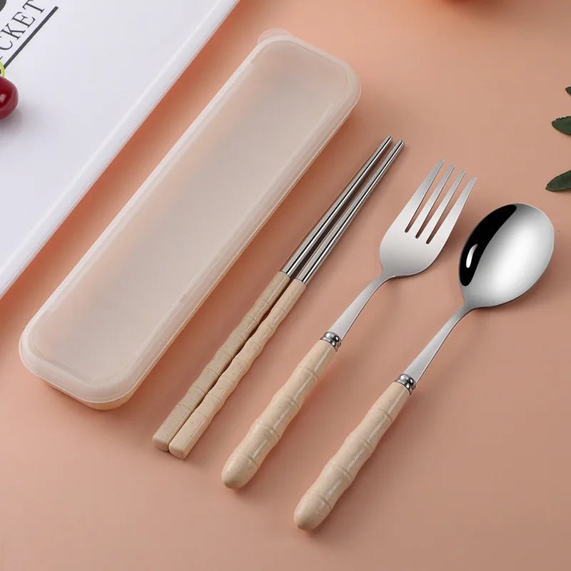 Eco-Friendly Stainless Steel Cutlery Set - Cutlery Set - Scribble Snacks