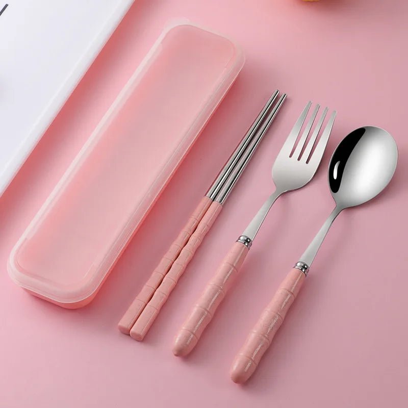 Eco-Friendly Stainless Steel Cutlery Set - Cutlery Set - Scribble Snacks