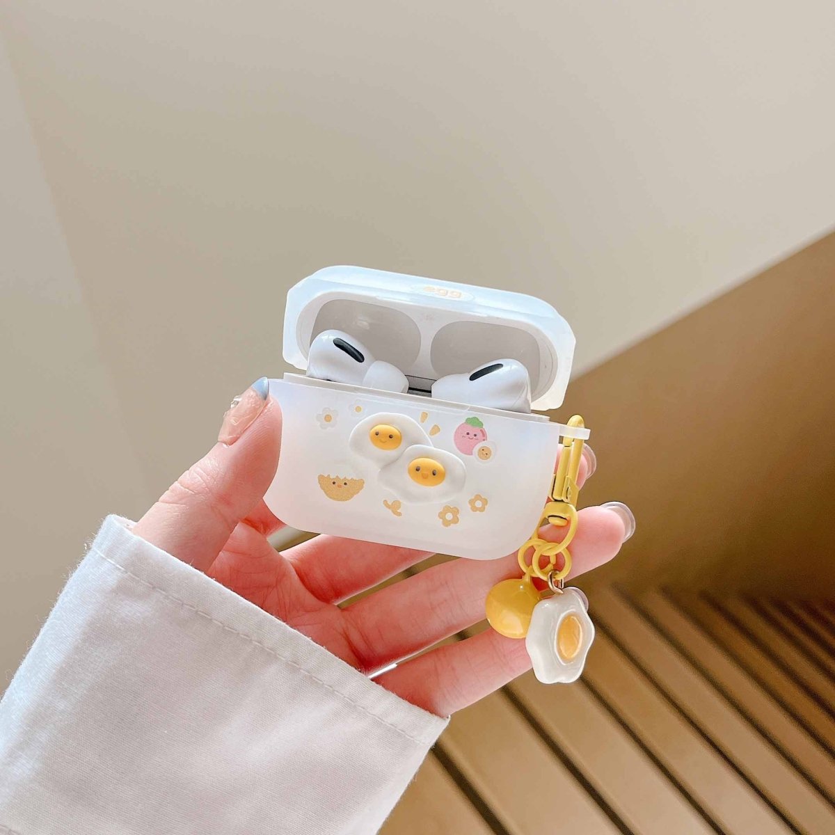 Egg Pendant Silicone AirPods 1/2/Pro Case - Airpods Cases - Scribble Snacks