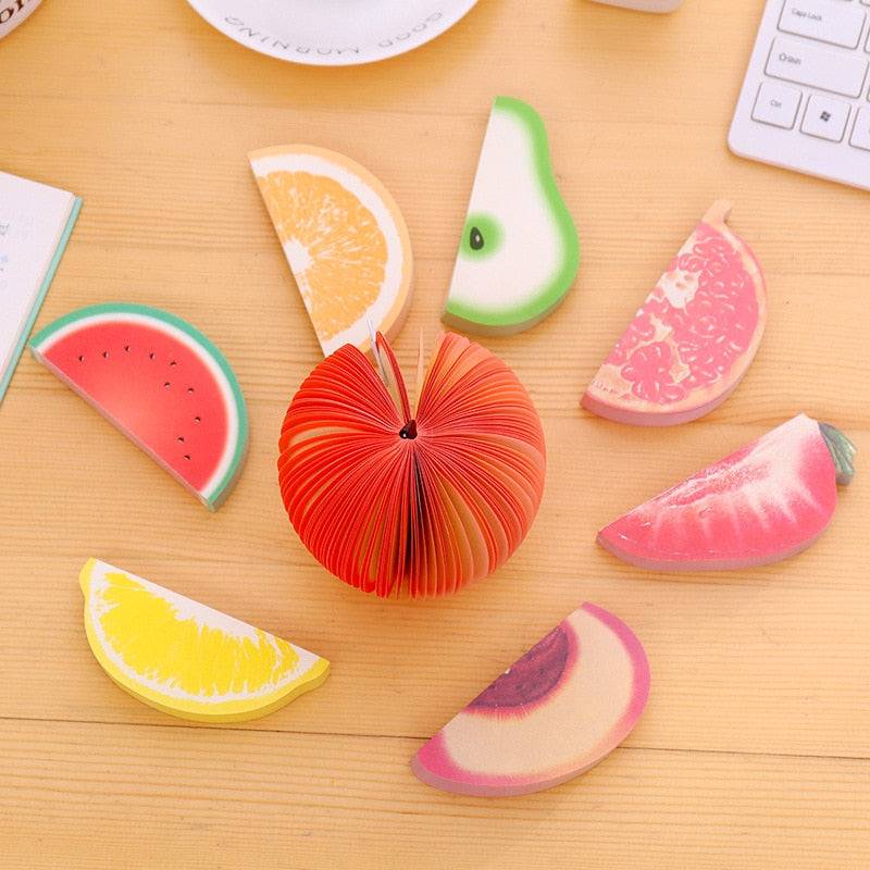 Farmers' Market Fruit and Veg Sticky Sticky Note Set - Sticky Notes / Memo Pads - Scribble Snacks