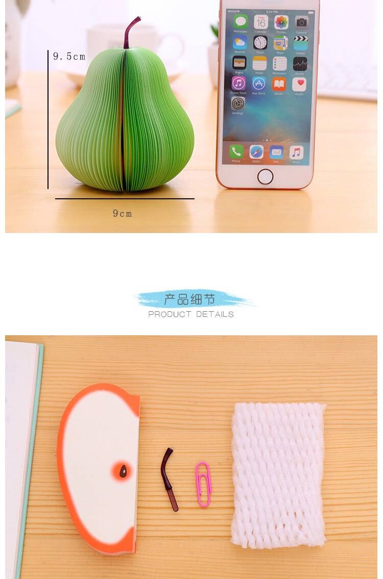 Farmers' Market Fruit and Veg Sticky Sticky Note Set - Sticky Notes / Memo Pads - Scribble Snacks