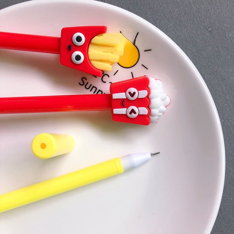 Fast Food Frenzy Gel Pen Set - 10 Pieces - Pens/Pencils - Scribble Snacks