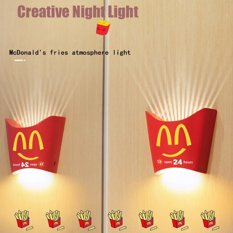French Fries Night Light - Lamp / Lighting - Scribble Snacks