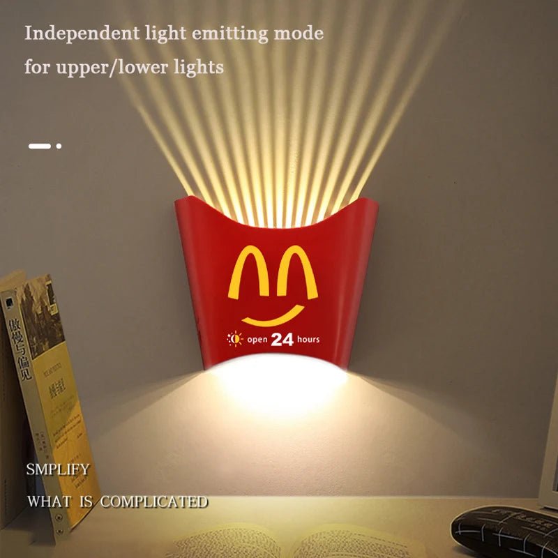 French Fries Night Light - Lamp / Lighting - Scribble Snacks