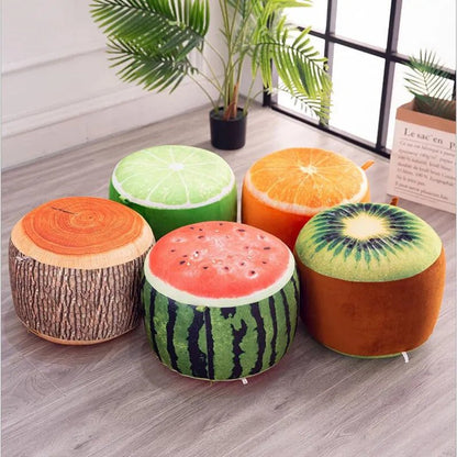 Fruit Ottoman Plush Children's Stool - Chairs & Stools - Scribble Snacks