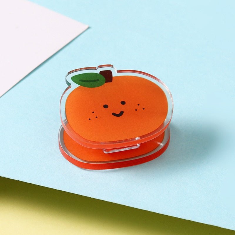 Fruity Fun Acrylic Paperclips Card Holder - Clips & Fasteners - Scribble Snacks