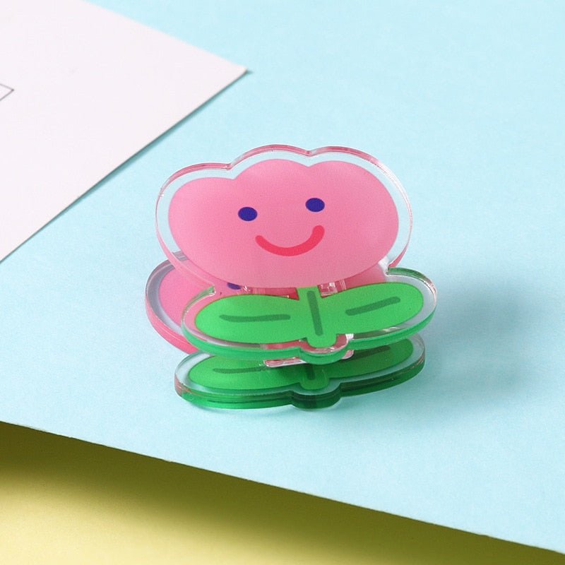 Fruity Fun Acrylic Paperclips Card Holder - Clips & Fasteners - Scribble Snacks