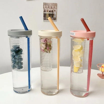 Fruity Sipper Foldable Straw Water Bottle - Water Bottles - Scribble Snacks
