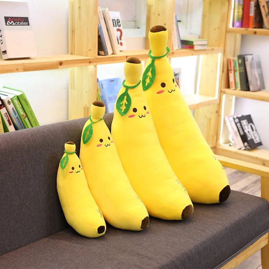 Giant Banana Plush Pillow - Soft Plush Toys - Scribble Snacks