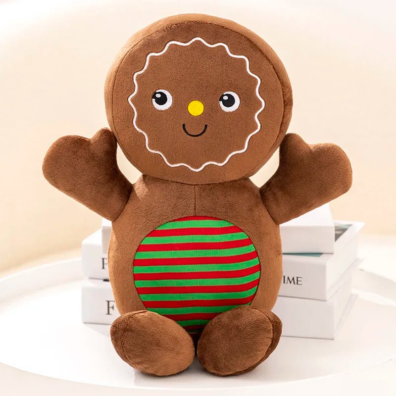 Gingerbread Man & Friends Plush Pillow - Soft Plush Toys - Scribble Snacks