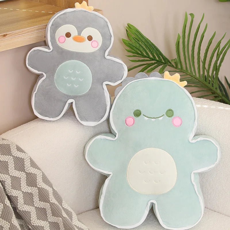Gingerbread Man Plush Cushion Pillow - Soft Plush Toys - Scribble Snacks