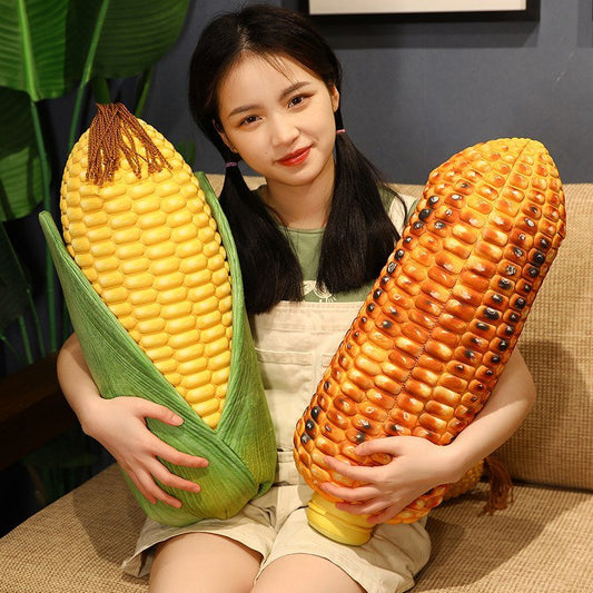 Grilled Corn Plush Pillow Cushion - Soft Plush Toys - Scribble Snacks