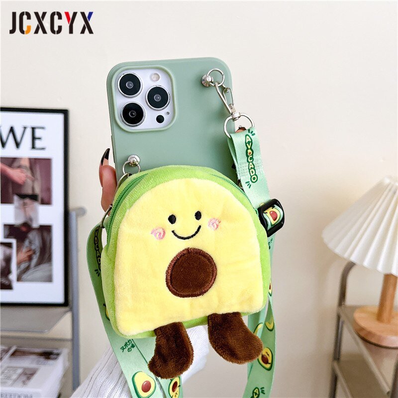 Guacamole Grip - 3D Plush Avocado Wallet Phone Case for iPhone 14/12/13 & More - iPhone Cases - Scribble Snacks