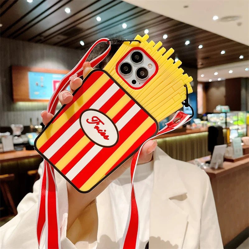 Hamburger Fries Phone Case Samsung A52/S22/S21 - Android Cases - Scribble Snacks