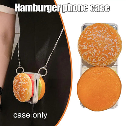 Hamburger Galaxy Z Flip 1/3/4/5 Case - Android Cases - Scribble Snacks