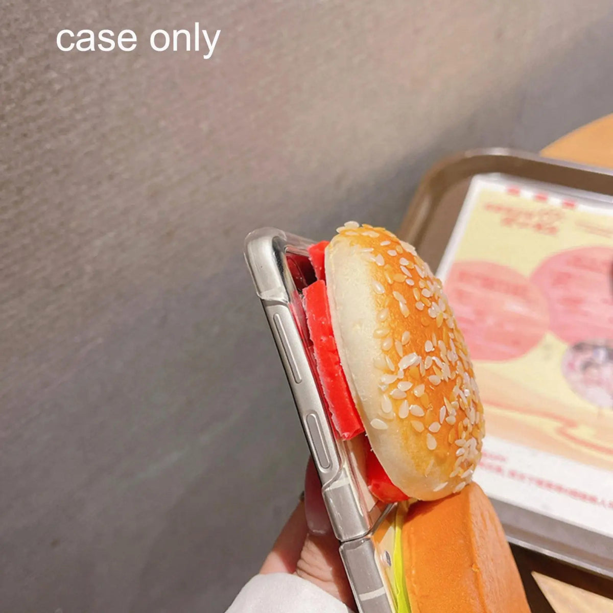 Hamburger Galaxy Z Flip 1/3/4/5 Case - Android Cases - Scribble Snacks