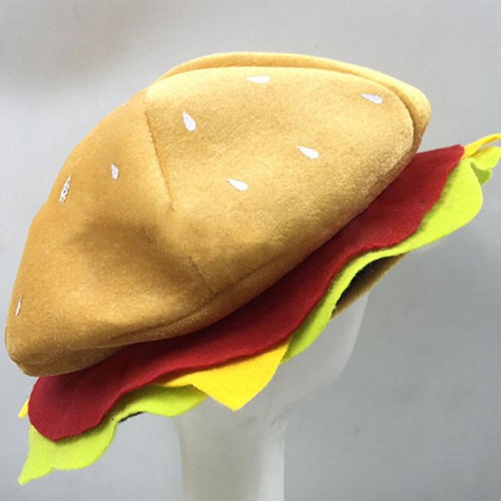 Hamburger Novelty Beanie Hat for Adults - Other Clothing - Scribble Snacks